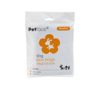 Petface Dog Poop Bags – Tie Handle, Degradable – Pack of 50, Black