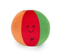 Petface Beach Ball Plush Dog Toy with Built-In Squeaker, Lightweight Fetch Toy (Pack of 1)