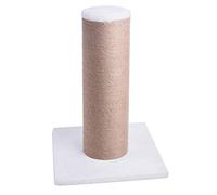 Petface Big Boy Cat Scratcher Post, Heavy-Duty Post for Tough Scratching, Durable Claw Care Station, Cream, H72 x W50 x D50 cm