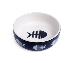 Petface Big Fish Ceramic Cat Bowl - One Size
