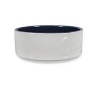 Petface Bone Ceramic Bowl Cream/Navy 15cm