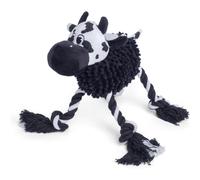 Petface Farmyard Buddies Noodle Cow Plush Dog Toy