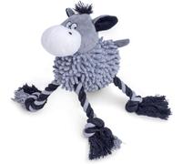 Petface Farmyard Buddies Noodle Donkey Plush Dog Toy