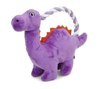 Petface Buddies Rope Handle Dinosaur Plush Dog Toy
