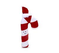 Petface Candy the Christmas Cane Plush Dog Toy with Built-In Squeaker (Pack of 1)