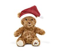 Petface Cassie Curly Christmas Teddy Plush Dog Toy with Built-In Squeaker (Pack of 1)