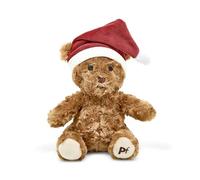 Petface Cassie Curly Christmas Teddy Plush Dog Toy with Built-In Squeaker (Pack of 1)