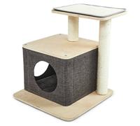 Petface Cat Hide Box with Scratch Platform