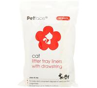 Petface Cat Litter Tray Drawstring Liners, 50 Large Liners