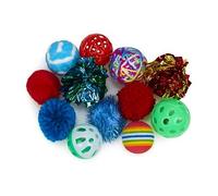 Petface Cat Play Pack 12 Assorted Ball Toys