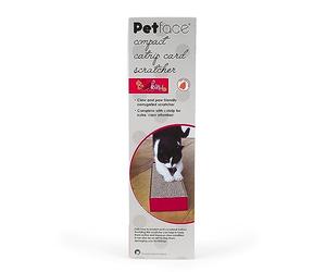 Petface Catnip Card Scratcher, Compact Scratch Board for Cats (Pack of 1)