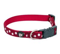 Petface Cherry/White Dots Dog Collar - Large