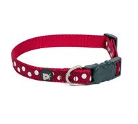 Petface Cherry/White Dots Dog Collar - Small
