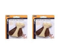Petface Chicken Drummer Treat & Toy Combo (Pack of 2)