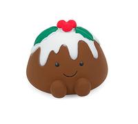 Petface Chrissie Christmas Pudding Latex Dog Toy with Built-In Squeaker (Pack of 1)