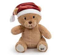 Petface Christmas Teddy Plush Dog Toy with Built-In Squeaker (Pack of 1)