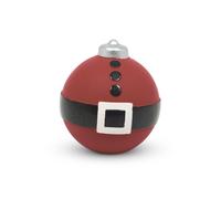 Petface Claus the Bauble, Latex Christmas Dog Toy with Built-In Squeaker (Pack of 1)