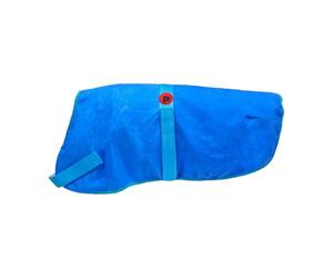 Petface Cooling Summer Dog Coat, 60 cm, Blue | Water Activated, Reusable, Helps Prevent Overheating for Medium to Large Dogs