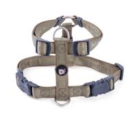 Petface Country Green Tonal Bones Dog Harness - Large
