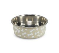 Petface Deli Bowl White Bones 14cm