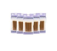 Petface Dog Deli Calming Dental Sticks Dog Treats with Chamomile, 7 Medium Sticks per Resealable Pouch, 91 g (Pack of 5)