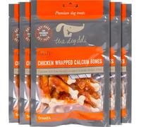 Petface Dog Deli Chicken Wrapped Calcium Bones Dog Treats, 100g (Pack of 5)