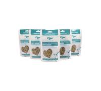 Petface Dog Deli Soft Bake Milky Heart Shaped Puppy Biscuits, Wheat Free Dog Treats, Hand Baked in the UK, 120 g (Pack of 5)