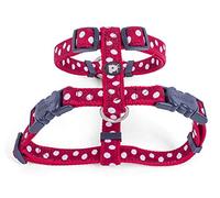 Petface Dog Harness, X-Small, Cherry/White