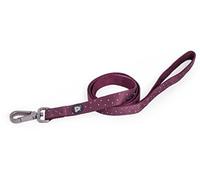 Petface Ox Blood Ditsy Spot Dog Lead, Medium