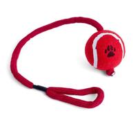 Petface Tennis Ball on A Rope Dog Tug Toy