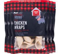 Petface Doggie Bistro Tasty Chicken Wrap Dog Treats, 100 g (Pack of 5)