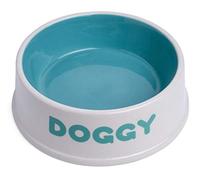 Petface Doggy Ceramic Bowl, 18 cm, Cream/Aqua