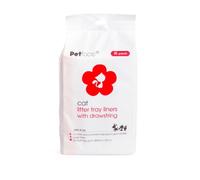 Petface Cat Litter Tray Drawstring Liners, 50 Large Liners
