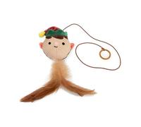 Petface Elie Elf Plush Teaser Cat Toy with Catnip (Pack of 1)