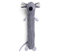 Petface Farmyard Buddies Mouse Stick Plush Dog Toy