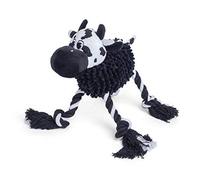 Petface Farmyard Buddies Noodle Cow Plush Dog Toy