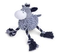 Petface Farmyard Buddies Noodle Donkey Plush Dog Toy