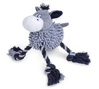 Petface Farmyard Buddies Noodle Donkey Plush Dog Toy