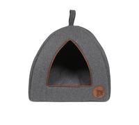 PetFace Felt Igloo Cat Bed - Grey