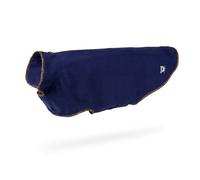 Petface Navy Fleece Dog Coat, Medium (45cm)