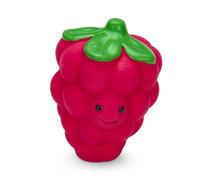 Petface Foodie Faces Latex Raspberry Dog Toy with Built-In-Squeaker, Small (Pack of 1)