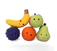 Petface Fruity 5 A Day Latex Dog Toy Bundle (Large)