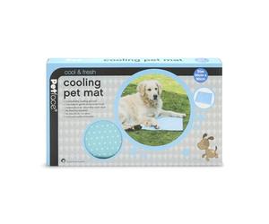 Petface Gel Dog Cooling Mat, 90 x 50 cm | Cooling Gel Technology, Absorbs Body Heat, Puncture Resistant, Instant Relief on Hot Summer Days