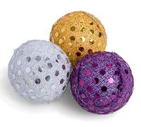Petface Glitter Balls Cat Toy (Pack of 3)