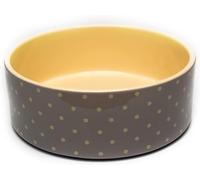 Petface Grey Spots Ceramic Bowl, 20 cm