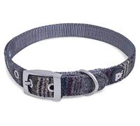 Petface Grey Tweed Dog Collar - Medium - 51 x 2.5 x 0.5cm