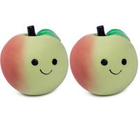 Petface Latex Apple Soft Chew Dog Toy, Small (Pack of 2)