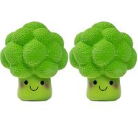 Petface Latex Broccoli Soft Chew Dog Toy, Large (Pack of 2)