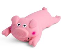 Petface Latex Lounging Pig Soft Chew Dog Toy