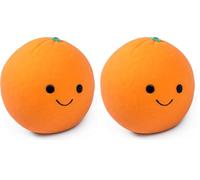 Petface Latex Orange Soft Chew Dog Toy, Large (Pack of 2)